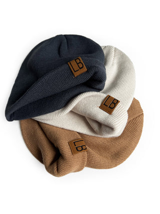 Little Bipsy Knit Beanie - Navy, Little Bipsy Collection, Beanie, Beanie hat, Beanies, cf-size-medium-8-months-2-5-years, cf-size-small-0-8-months, cf-type-beanie, cf-vendor-little-bipsy-coll