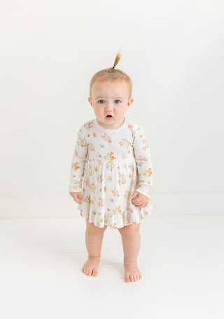 Posh Peanut, Posh Peanut Clemence L/S Ruffled Bodysuit Dress - Basically Bows & Bowties