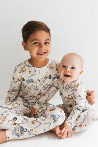 In My Jammers Two Piece Set - Little Excavator