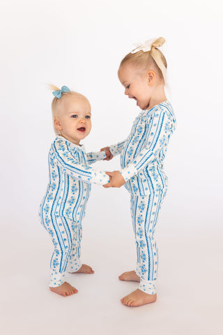 In My Jammers Forever Blooming two-piece pajama set with floral print and comfortable fabric, perfect for cozy nights.