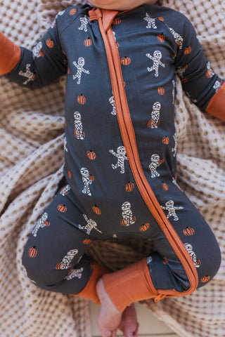 In My Jammers Mummy Zipper Romper