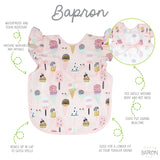 BapronBaby, BapronBaby - Ice Cream Toddler Flutter Bapron - Basically Bows & Bowties