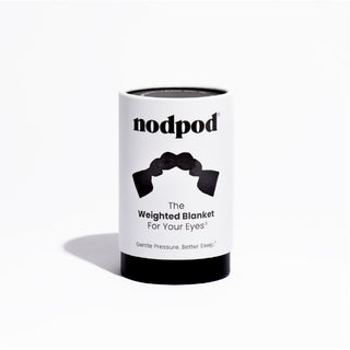 Noppod Weighted Sleep Eye Mask - Onyx
Nodpod weighted blanket packaging on a white background