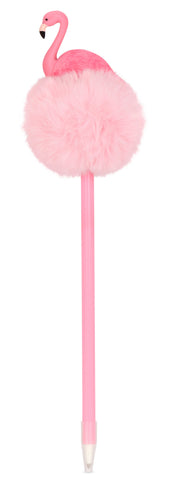 Iscream Flamingo Pen, Iscream, cf-type-pen, cf-vendor-iscream, EB Boy, EB Boys, EB Girls, Flamingo, Flamingos, Gift, gifts for tweens, Iscream, Iscream Pen, iscream-shop, Pom-Pom Pen, Stockin