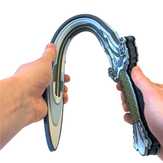Liontouch fantasy dragon toy sword featuring a detailed dragon design with a curved blade, suitable for imaginative play.