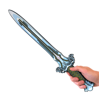 Liontouch Fantasy Dragon sword toy held in hand, featuring a detailed dragon design, perfect for imaginative pretend play.
