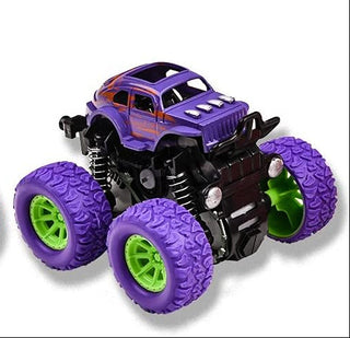 Thin Air Brands Crazy Trucks die-cast pull-back monster truck with bold colors and detailed design, ready for action.