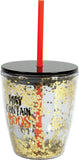 C.R. Gibson May Contain Boos Plastic Double Wall Insulated Tumbler, C.R. Gibson, cf-type-cup, cf-vendor-c-r-gibson, Halloween, Halloween Tumbler, May Contain Boos, Cup - Basically Bows & Bowt