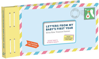 Letters from My Baby's First Year: Write Now. Treasure Forever.
Box for 'Letters from My Baby's First Year' with colorful envelope design