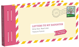 Letters to My Daughter: Write Now. Read Later.
Book titled 'Letters to My Daughter' with a decorative envelope design on the cover.
