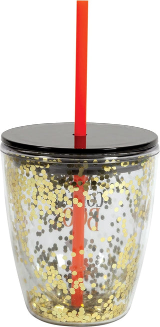 C.R. Gibson May Contain Boos Plastic Double Wall Insulated Tumbler, C.R. Gibson, cf-type-cup, cf-vendor-c-r-gibson, Halloween, Halloween Tumbler, May Contain Boos, Cup - Basically Bows & Bowt