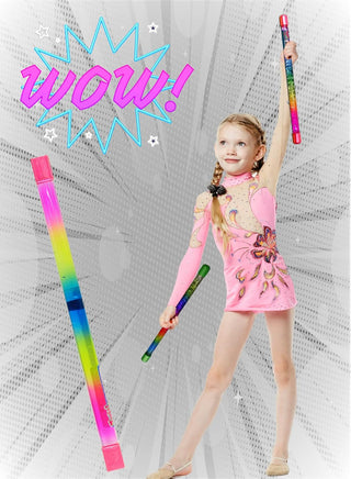 Master Toys JA-RU glitter wand, 12-inch twirling baton for kids, shiny and colorful for fun play and performances