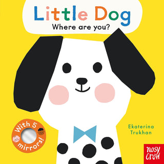 Hachette Baby Faces: Little Dog, Where Are You? Board Book
Book cover of 'Little Dog, Where are you?' with a dog illustration and yellow background