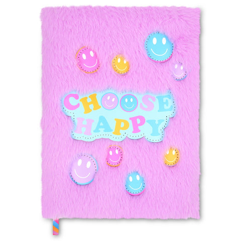 Iscream Choose Happy Furry Journal