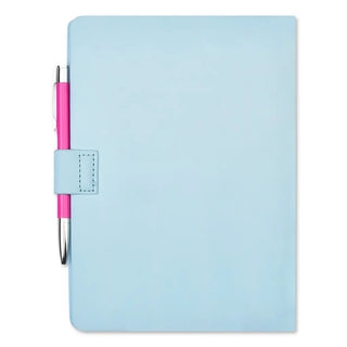 Iscream Besties Journal
Light blue notebook with a pink pen on a white background