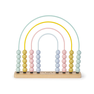Kalencom Rainbow Abacus
Colorful abacus toy with pastel beads on a white background