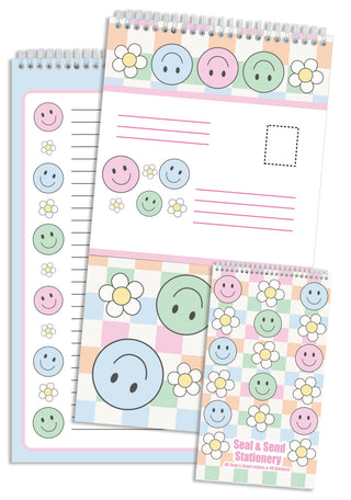 Iscream Smile Flower Seal & Send Stationery