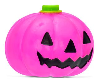 Iscream Pumpkin Squeeze Toy
Pink pumpkin-shaped container with a face on a white background