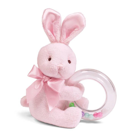 Bearington Collection Cottontail Bunny Shaker Rattle
