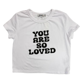 T2Love, T2Love You Are So Loved S/S Boxy Tee - Basically Bows & Bowties