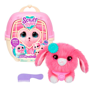 Scruff-A-Luvs Pet Scruff Playset
Pink fluffy toy with comb and packaging featuring 'Scruff Luv' brand on a white background