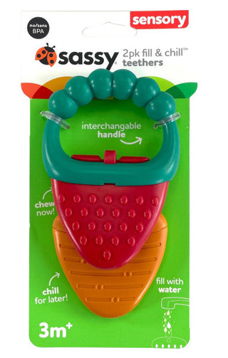 Sassy Baby 2pk Fill & Chill Teether