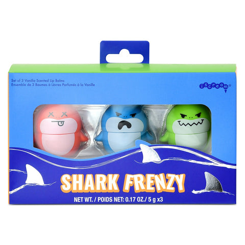 Iscream Shark Frenzy Lip Balm Set