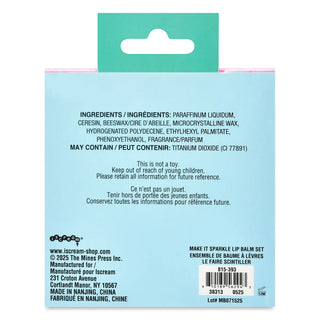 Iscream Make It Sparkle Lip Balm Set