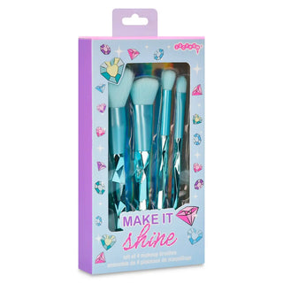 Iscream Make It Shine Makeup Brushes Set
Set of makeup brushes in a 'Make It Shine' branded packaging on a white background