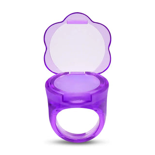 Iscream Daisy Beauty Set
Purple ring with open case on a white background