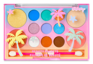 Iscream Palm Paradise Beauty Palette
Makeup palette with tropical design and colorful eyeshadows