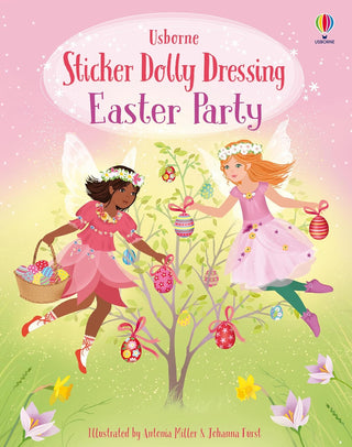 Sticker Dolly Dressing Easter Party: A Magical Easter Dress Up Sticker Activity Book
Book cover of 'Sticker Dolly Dressing Easter Party' with two fairy characters and Easter eggs.