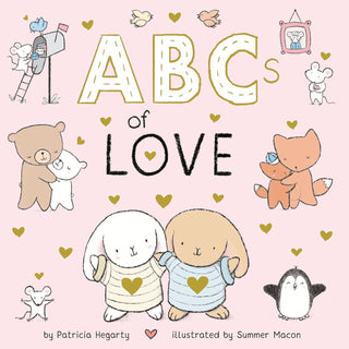 Penguin Random House ABCs of Love (Books of Kindness) Board Book
Book cover of 'ABCs of Love' with illustrations of animals and children holding hands on a pink background.