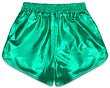 Iscream Metallic Plush Shorts - Green, Iscream, All Things Holiday, cf-size-adult-xsmall-small, cf-size-large-14, cf-size-medium-10-12, cf-size-small-6-8, cf-type-shorts, cf-vendor-iscream, F