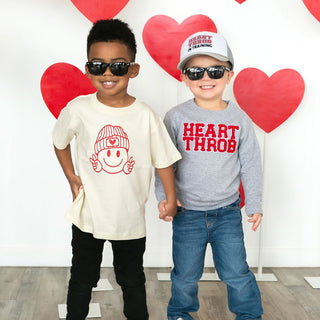 Sweet Wink, Sweet Wink Peace, Love, Smile Valentine's Day S/S Tee - Basically Bows & Bowties