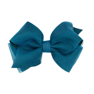 Extra Small Overlay Grosgrain Bow on Clippie
