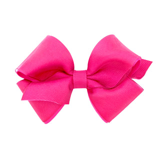 Wee Ones, Extra Small Overlay Grosgrain Bow on Clippie - Basically Bows & Bowties