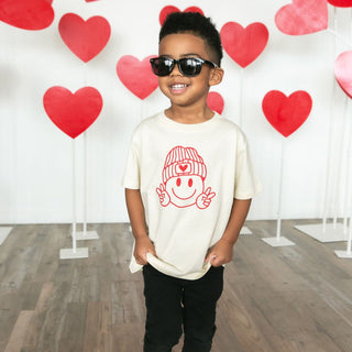Sweet Wink, Sweet Wink Peace, Love, Smile Valentine's Day S/S Tee - Basically Bows & Bowties