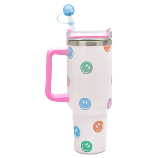 Iscream, Iscream Made You Smile Travel Cup - Basically Bows & Bowties