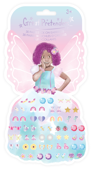 Great Pretenders Butterfly Fairy Azaria Stick on Earring Set, Great Pretenders, cf-type-earrings, cf-vendor-great-pretenders, Creative Education, Earrings, EB Girls, Great Pretenders, Great P