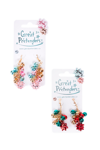 Great Pretenders Jingle all the Way Earrings
Pair of earrings on 'The Great Pretenders' packaging with a white background
