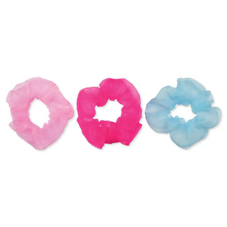 Iscream Dance Organza Scrunchie Set
Three colorful scrunchies on a white background