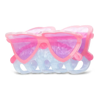 Iscream Sunglasses Hair Clip
Pink and clear sunglasses with a bow design on a white background