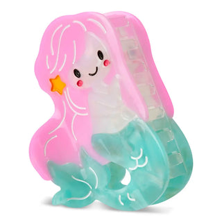Iscream Mermaid Vibes Hair Clip
Toy mermaid with pink hair and a star on a white background