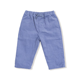 Angel Dear Corduroy Pant with Bamboo Lining - Stonewash
Blue corduroy pants on a white background