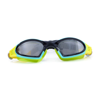 Beach Ball Black Bling2o Pool Party Swim Goggles
Swimming goggles with black, yellow, and blue design on a white background
