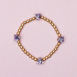 Great Pretenders Boutique Chic Amethyst Love Bracelet