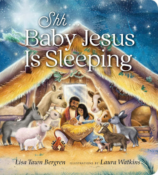 Hachette, Shh... Baby Jesus Is Sleeping Board Book - Basically Bows & Bowties