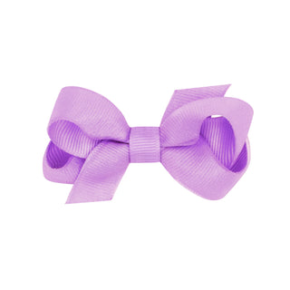 Tiny Overlay Grosgrain Bow on Clippie