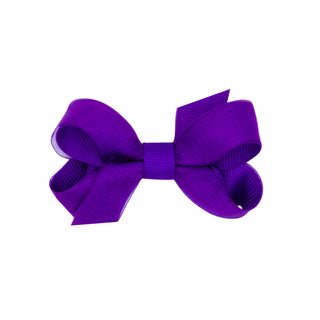 Tiny Overlay Grosgrain Bow on Clippie